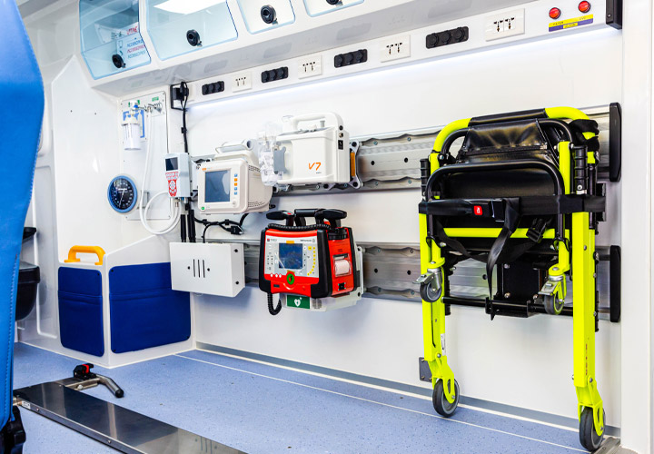 รถพยาบาล เคลือบสารต้านจุลชีพ