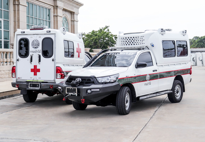 รถกระบะ พยาบาล — รถฉุกเฉิน รถกู้ภัย-กู้ชีพ
