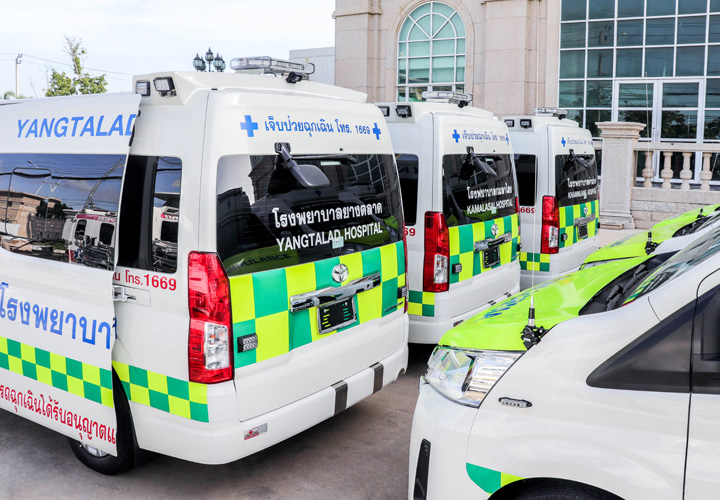 รถตู้พยาบาล (Van Ambulance) — รถพยาบาลฉุกเฉิน