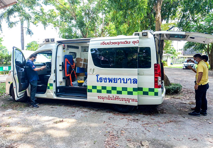 รถตู้พยาบาล (Van Ambulance) — รถพยาบาลฉุกเฉิน