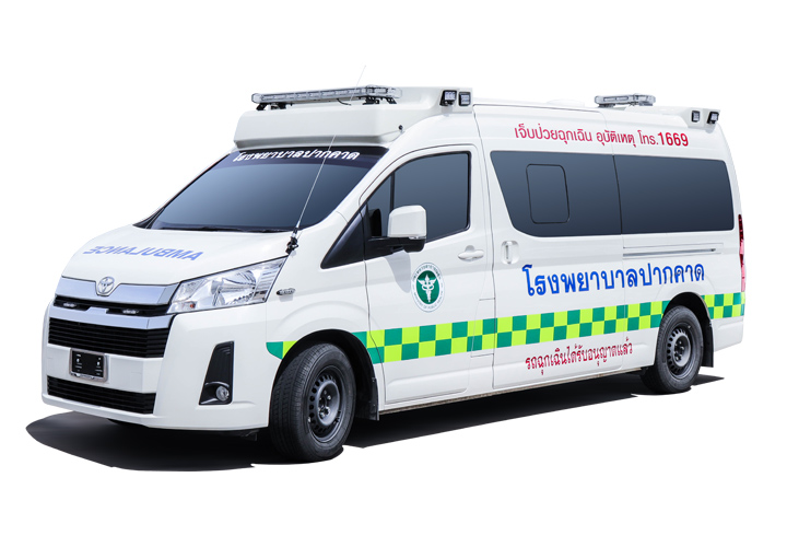 รถตู้พยาบาล (Ambulance Van) — รถฉุกเฉินได้รับอนุญาตแล้ว