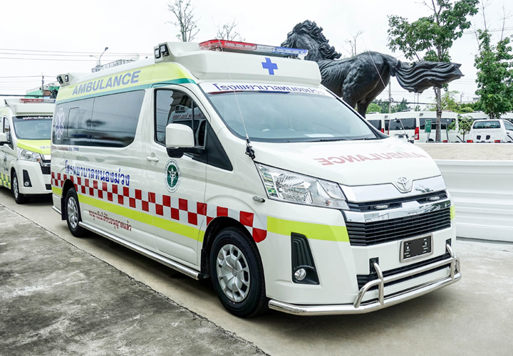 รถตู้พยาบาล (Van Ambulance) — รถพยาบาลฉุกเฉิน