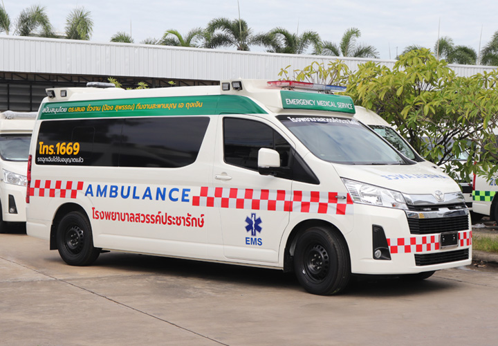 รถตู้พยาบาล (Van Ambulance) — รถพยาบาลฉุกเฉิน